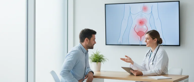 Врач консультирует пациента