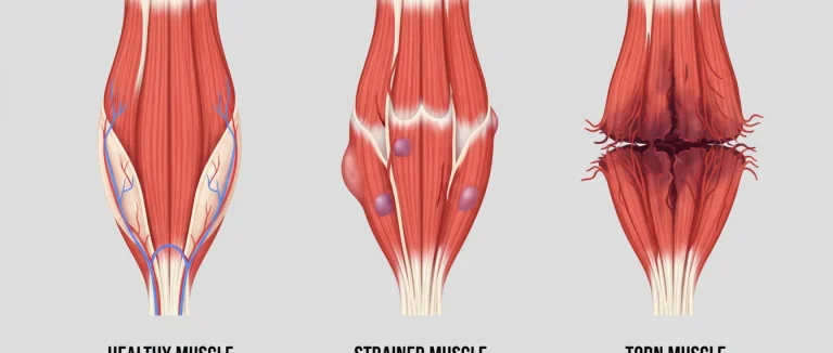 Сравнение растяжения и разрыва мышцы