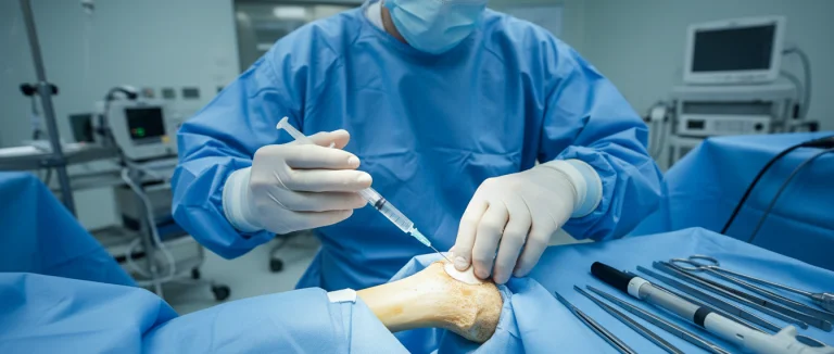 Инъекция стволовых клеток в кость