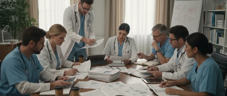 Врачи обсуждают протоколы лечения