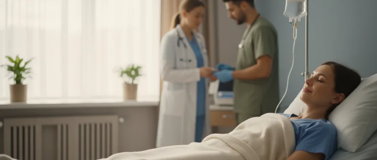 Пациент получает iPSC‑терапию