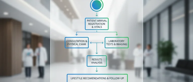 Схема процесса медицинского осмотра