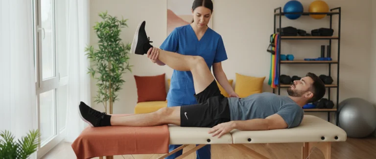 Сеанс физиотерапии в Лив Хоспитал