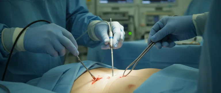 Минимально инвазивная лобэктомия с помощью VATS