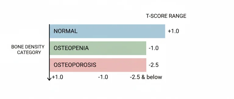 График плотности костей