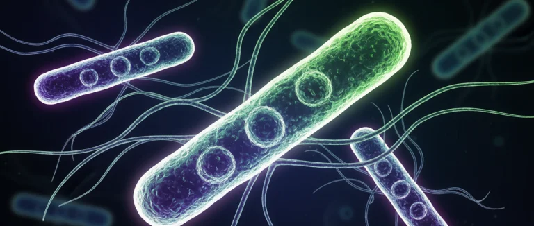 Микроскопическое изображение бактерии E. coli