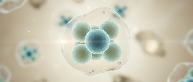 Клетки рака на микроскопе