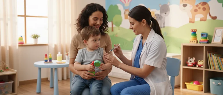 Вакцинация детей в клинике