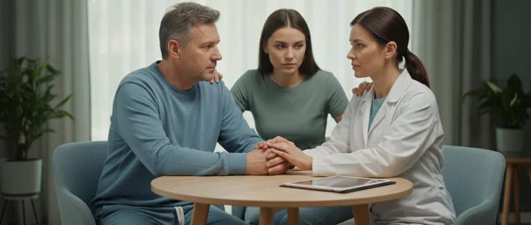 Обсуждение пациента с врачом