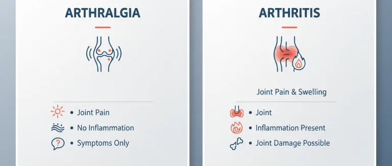Сравнительная таблица артралгии и артрита