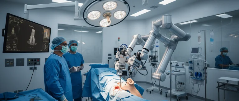 Роботизированная операция на коленном суставе