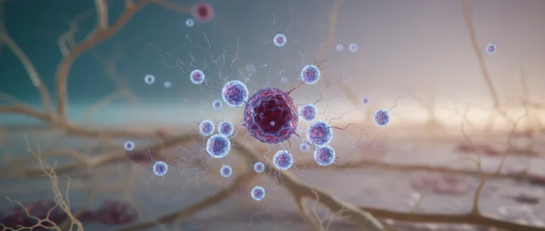 Изображение процесса метастазирования рака