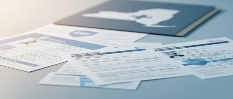 Документы страхования Blue Cross Blue Shield