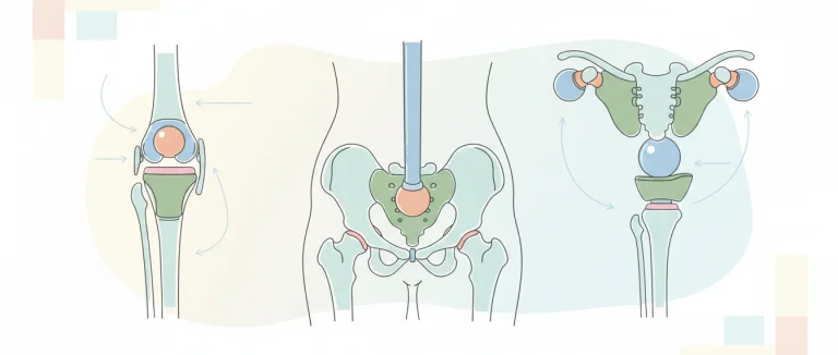 Схема различных видов замены сустава