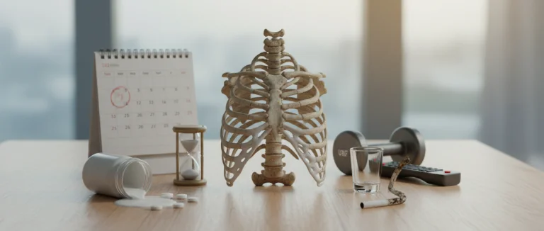 Схема факторов риска болезней костей