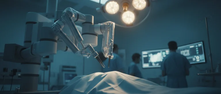 Операционная команда готовится к операции на мочевом пузыре