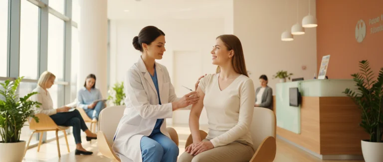 Вакцинация в медицинском центре