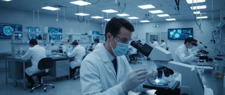 Лаборатория, где изучают гематопоэтические стволовые клетки