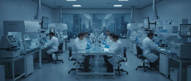 Лаборатория, где выращивают стволовые клетки