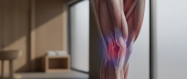 Разрыв мышцы во время тренировки