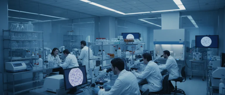 Лаборатория, где работают с iPSC