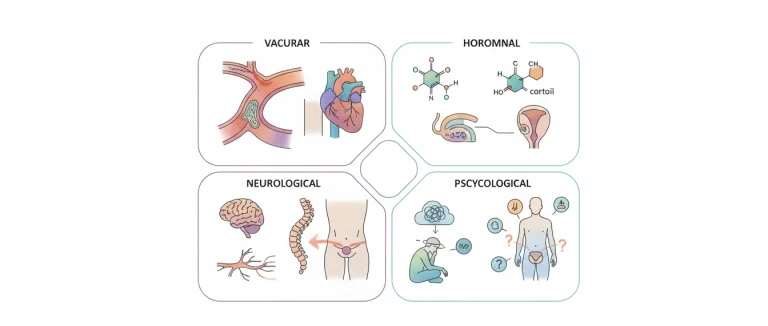 Диаграмма причин эректильной дисфункции