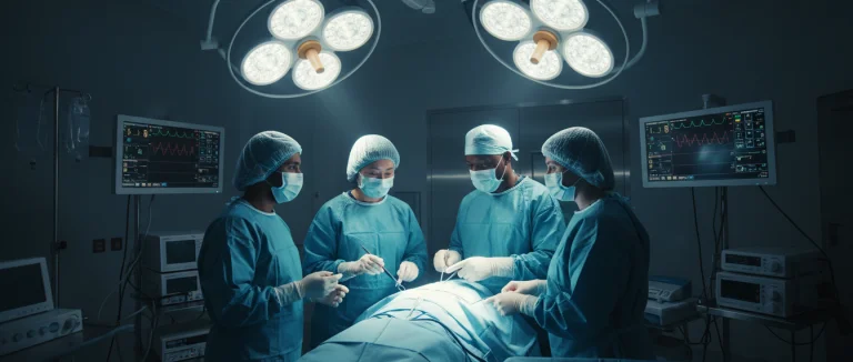 Хирургическая команда готовится к операции