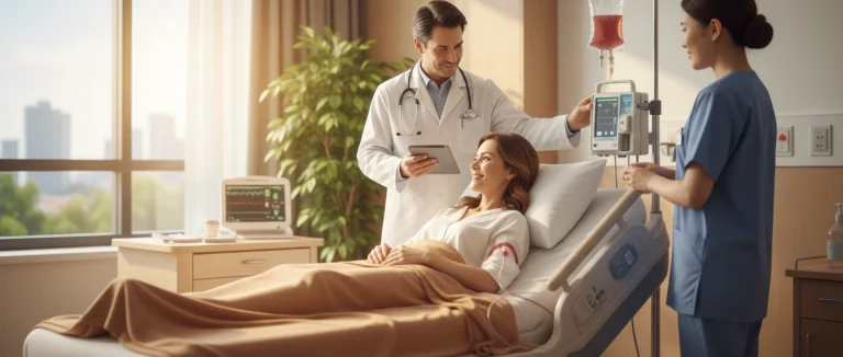 Пациент получает iPSC‑терапию