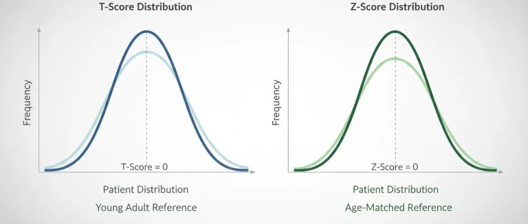 Сравнение T‑score и Z‑score