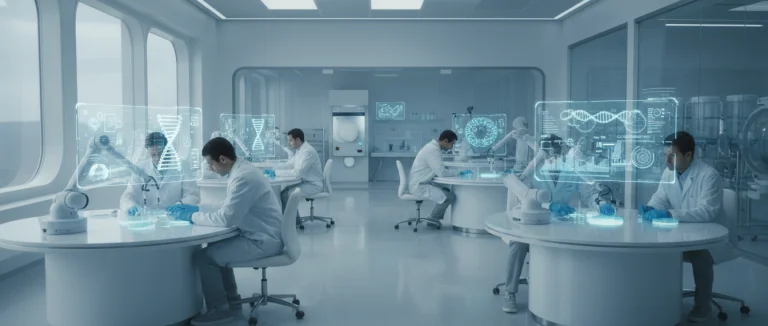 Лаборатория с культурами тотипотентных клеток