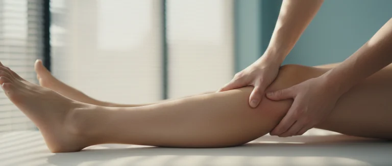 мужчина с растянутой мышцей