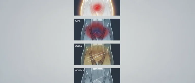 график восстановления мышцы