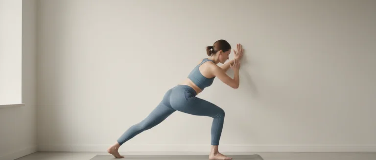 Упражнение на растяжку ахиллова сухожилия