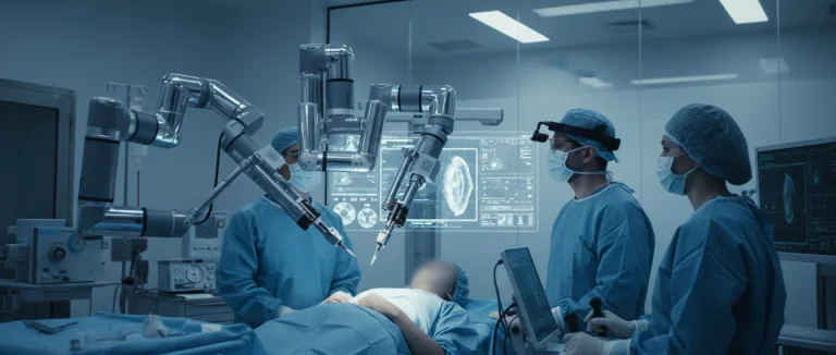 Робот-хирург в операционной