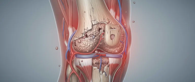 Снимок сустава, поражённого артритом