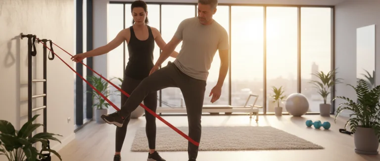 Сеанс физиотерапии для пациентов с артритом