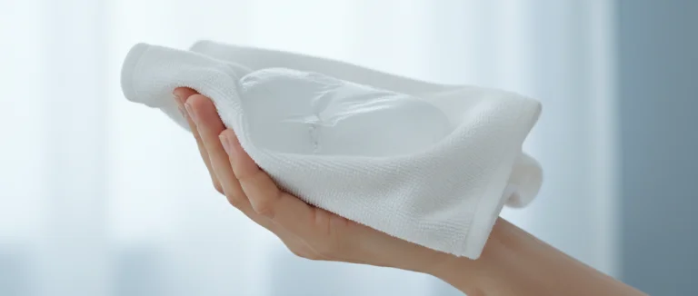 Наложение льда на запястье