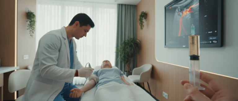 Процесс инъекции стволовых клеток