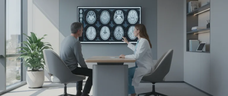 Консультация врача в клинике