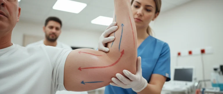 Травмированная мышца во время реабилитации