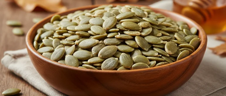 Тыквенные семечки в миске