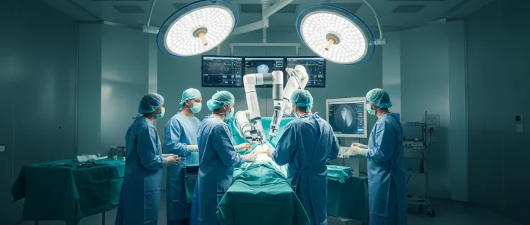 Ортопедическая операция в современном операционном