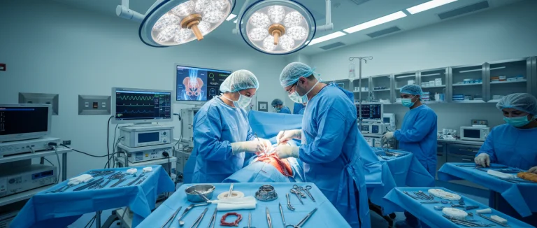 Ортопедический хирург за работой