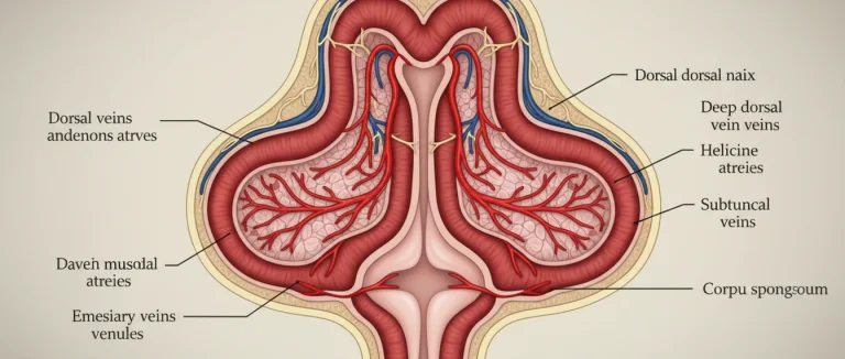 Иллюстрация процессов эрекции