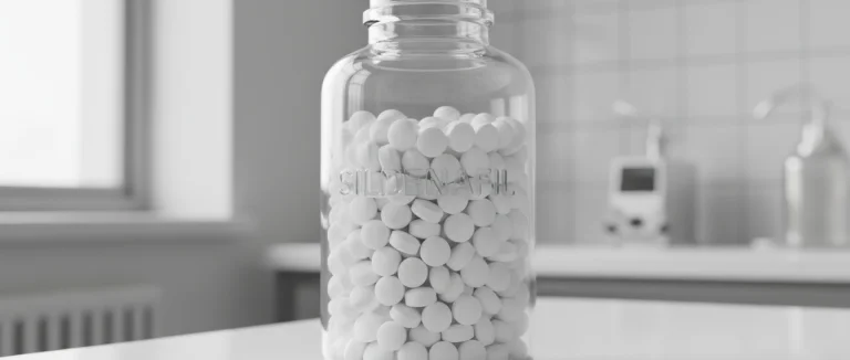 Флакон с таблетками ингибитора ФДЭ‑5