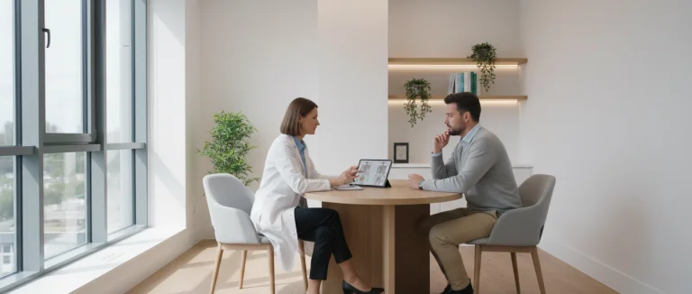 Врач-ревматолог в кабинете