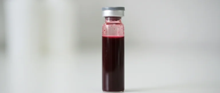 Пробирка с образцом крови