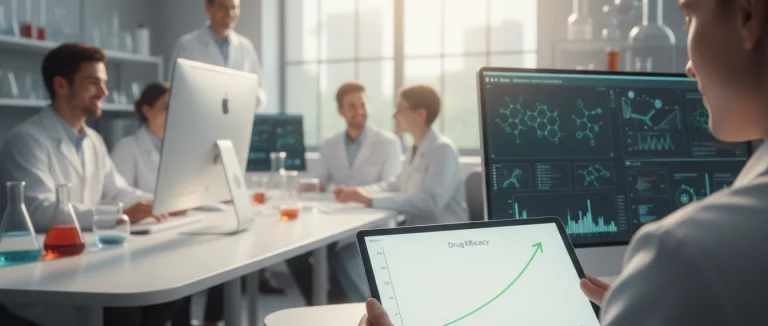 Ученые обсуждают результаты клинического испытания