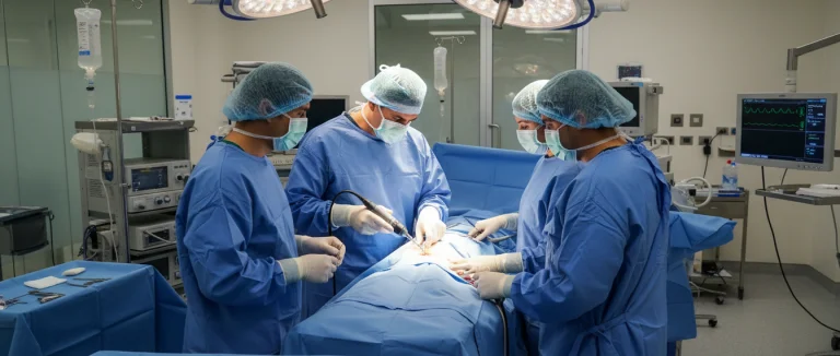 Ортопедическая команда в операционной