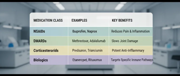 Таблица сравнения лекарств для лечения боли в суставах